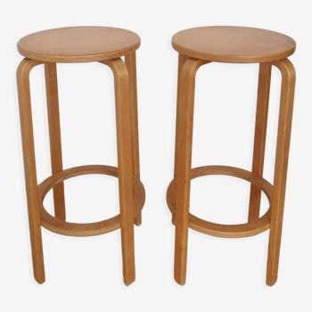 Pair of vintage high stools