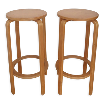 Pair of vintage high stools