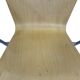 vintage fritz hansen vico magistretti duo fauteuils empilables en bois courbé ensemble de quatre