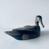 Large decorative wooden duck