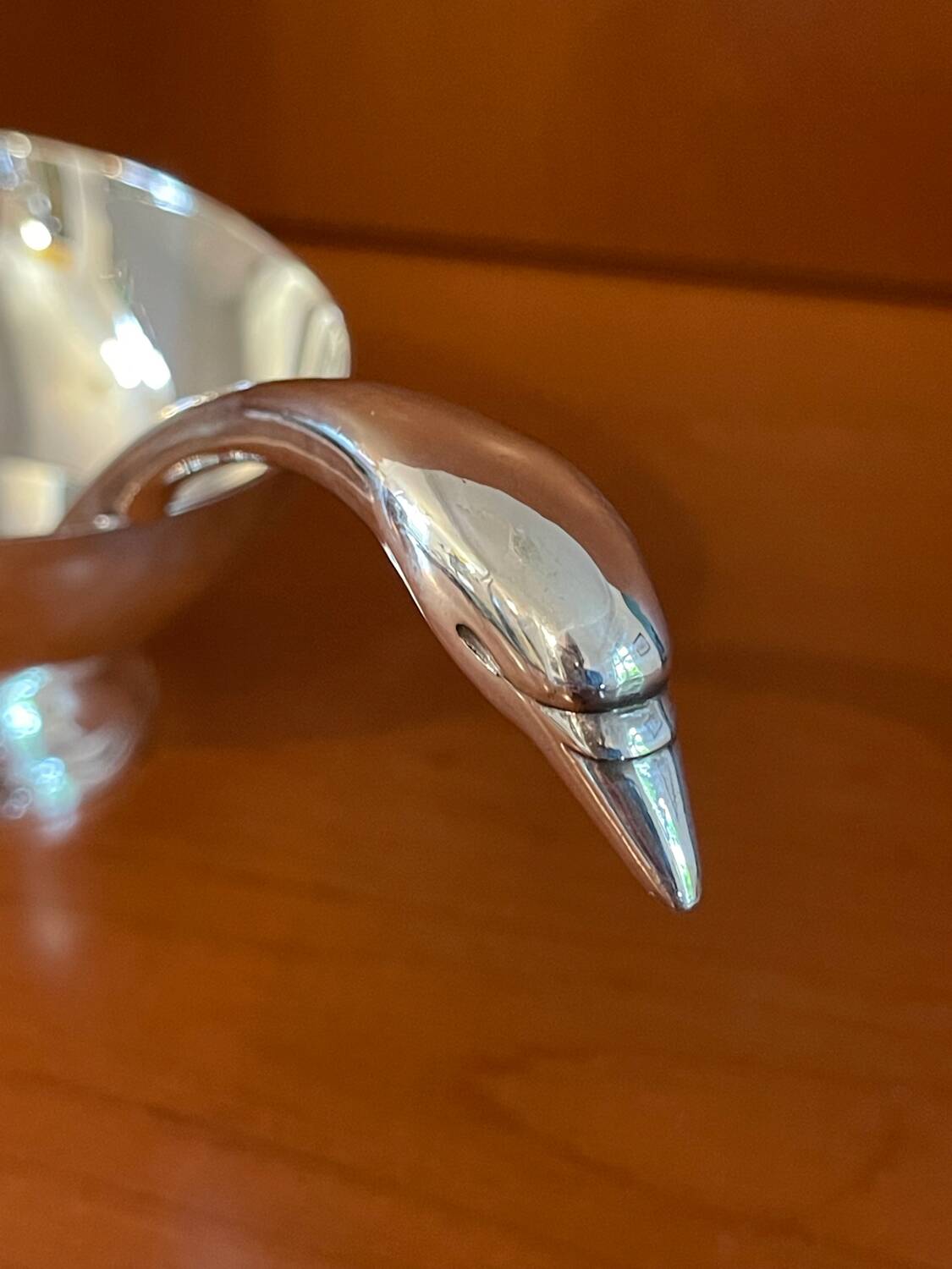 "Christofle, Gallia, 2 Swan Sauce Boats Christian Fjerdingstad