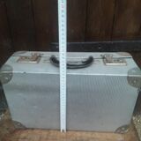 Aluminium suitcase 1950 indus loft deco vintage