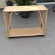 Vintage rattan lacquered console
