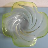 Large crystal art cup vannes deco vintage french crystal cup