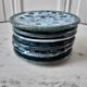 Set of 6 coasters signed Luc Vallauris