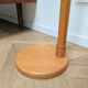 Danish pine articulated floor lamp