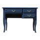 Bureau peint en bleu