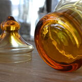 Amber yellow transparent candy