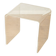 Minimalist side table from the 1970s, acrylic glass
