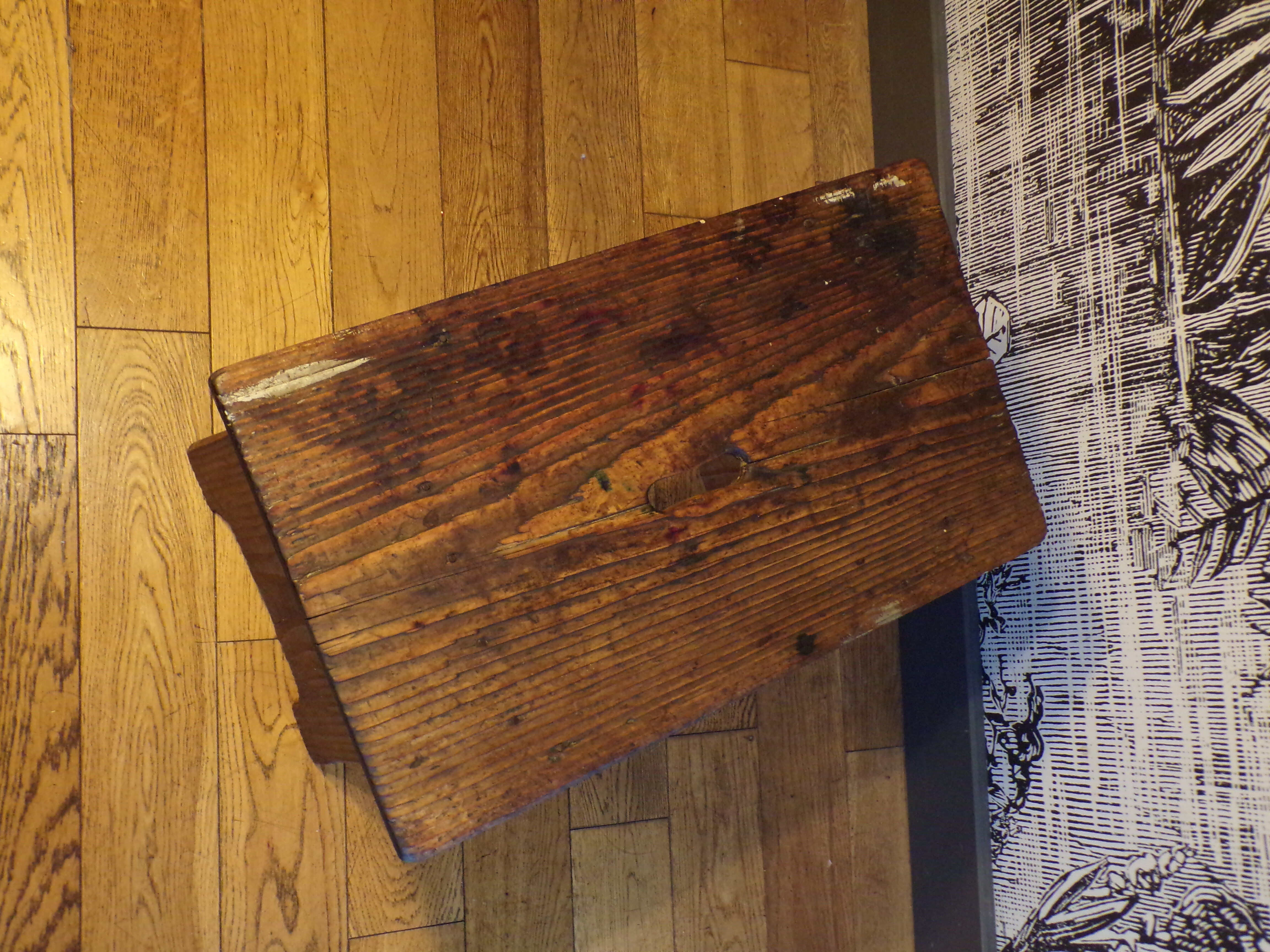 Bench of the painter's studio