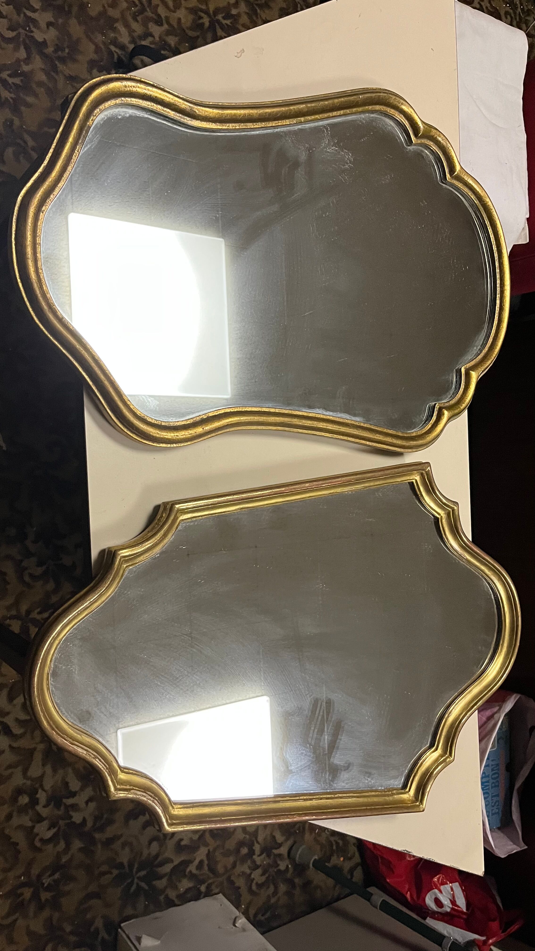 Golden mirror 65x42x2.5