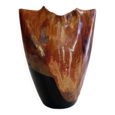 Vase argile émaillée, 20 cm