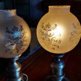 Pair of retro lamps