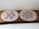 Set of 2 Kosta Boda oyster plates Sweden
