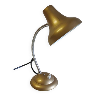 Articulated lamp in gold metal - 1960s