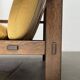 Vintage brutalist lounge chair set, 1960s