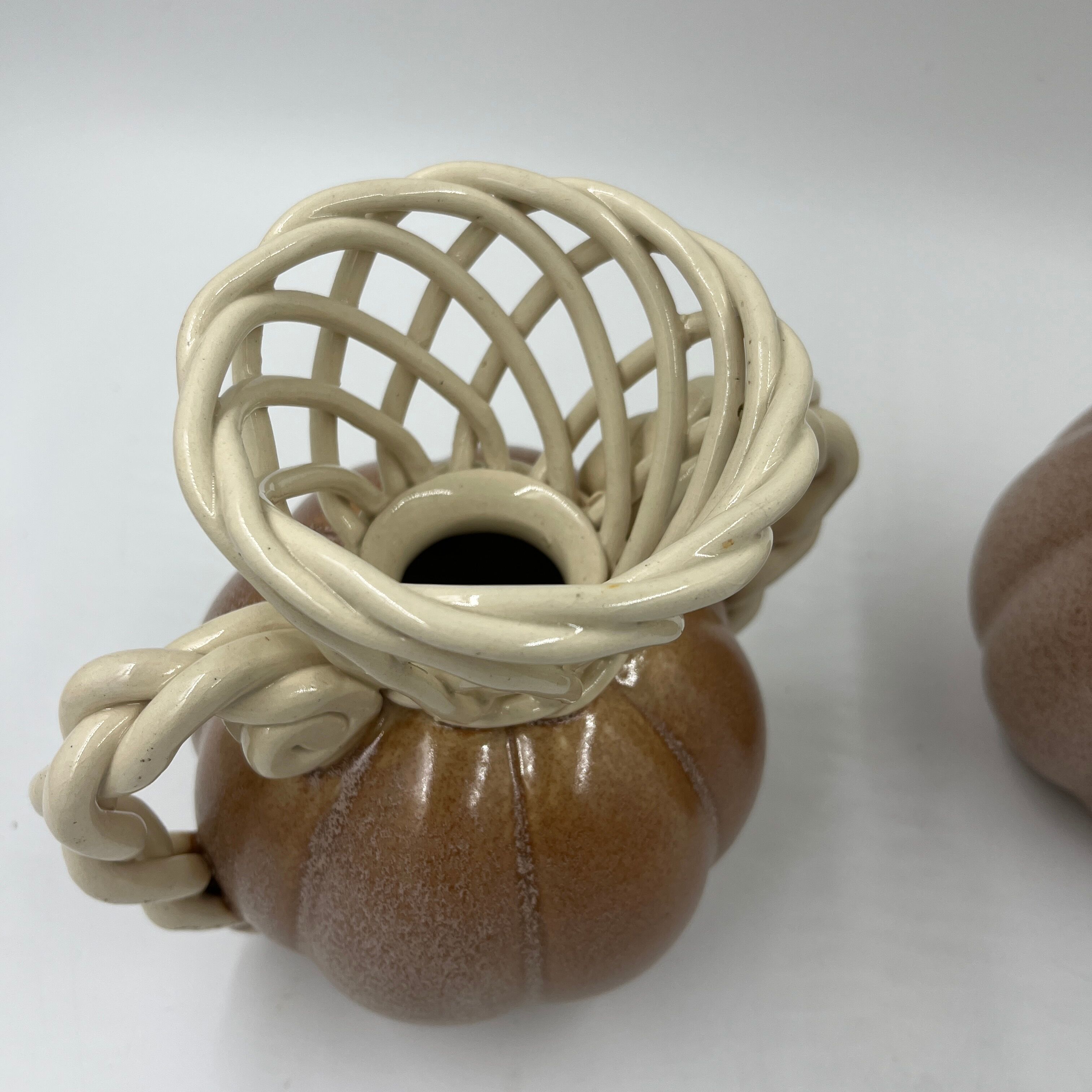 Duo of art deco vase earthenware Thulin