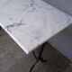 Bistro table for 4 people in white marble