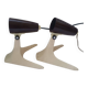Pair of vintage bakelite table lamps from West Germany in the 1960s