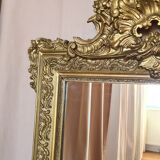 Miroir ancien XIXéme siècle doré