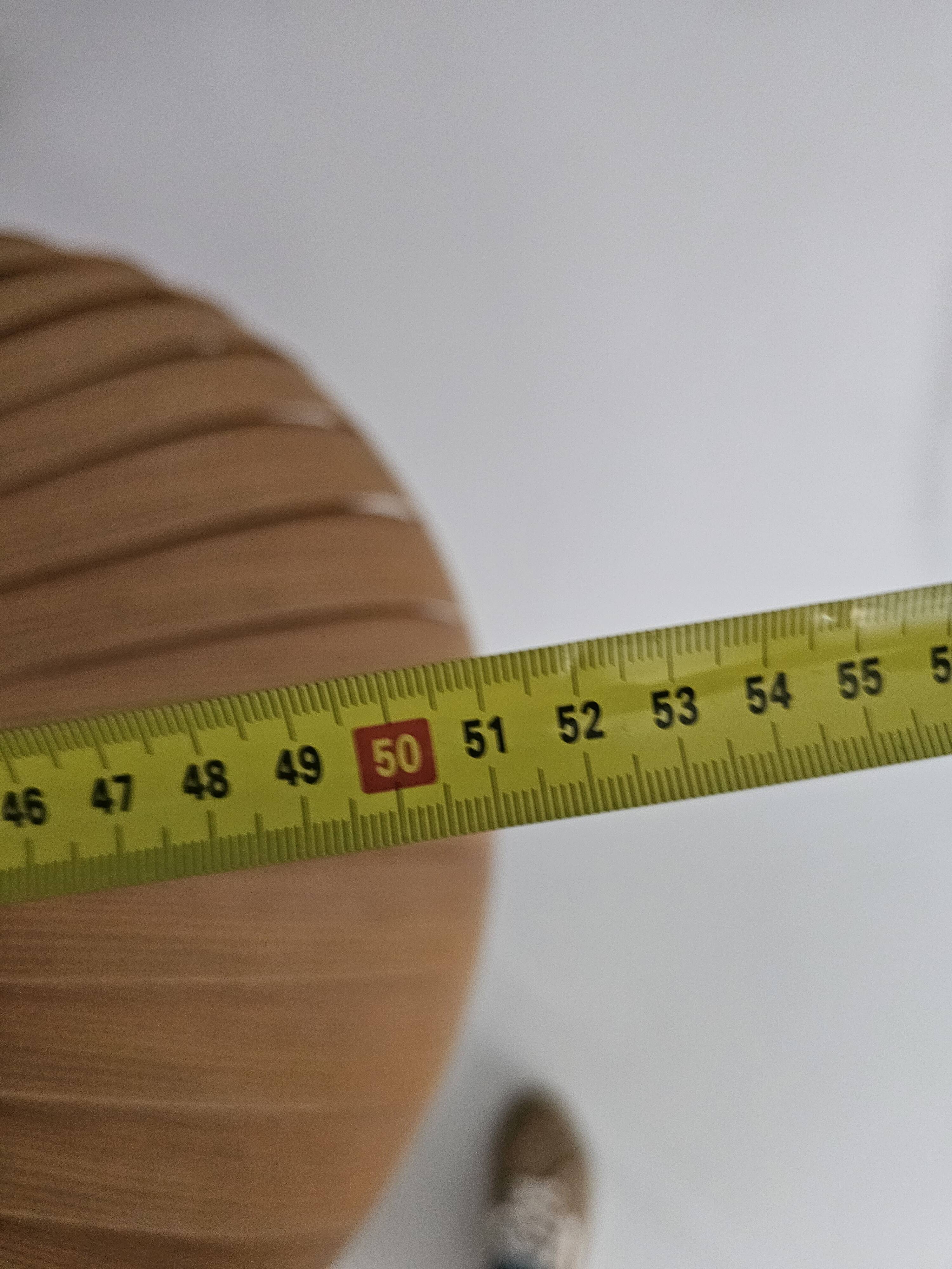 Large vintage hanging lamp veneer wood Hans Agne Jacobsson