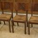 Ensemble de 6 chaises Charles Dudouyt en chêne 1950’s