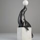 Art Deco sea lion sculpture attributed Marcel-André Bouraine, 1920s