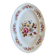 Ravier vintage Moulin des Loups porcelaine blanche - Décor bouquets