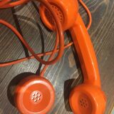 Orange vintage phone