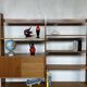 Etagère bibliothèque scandinave en teck 1960