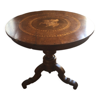 19th century Italian marquetry table