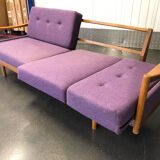 Daybed 2P convertible sofa by Walter Knoll circa 1960