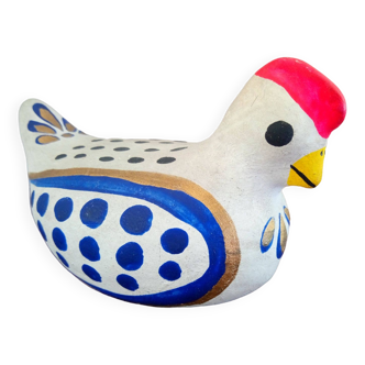 Vintage mexican terracotta bird