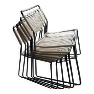 set de 6 chaises spaghetti - design