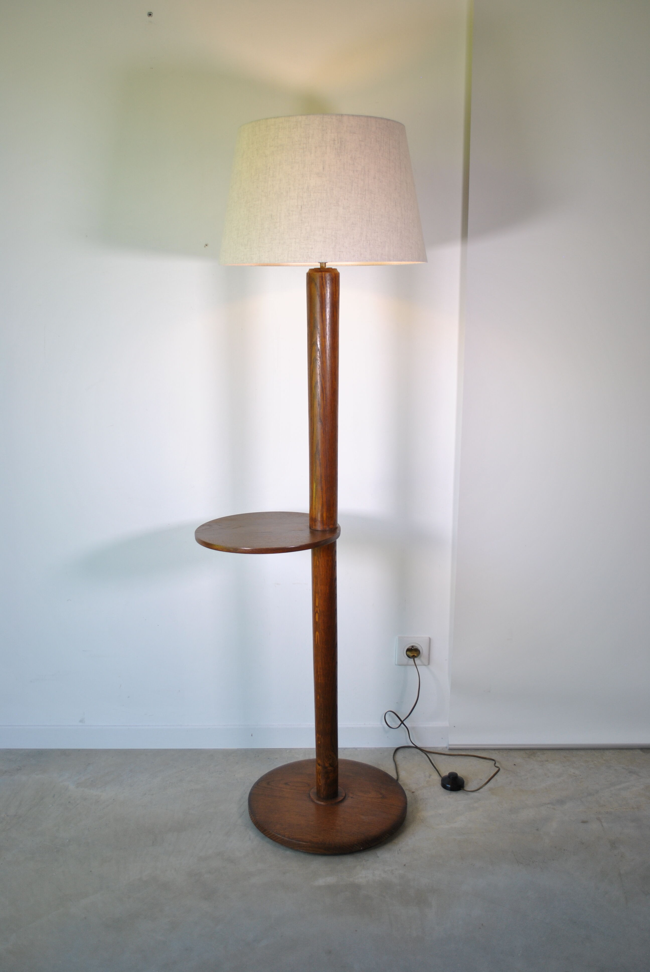 Wooden floor lamp 1960