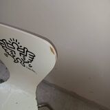 Set of 4 Keith Haring chairs by Arne Jacobsen for Firtz Hansen