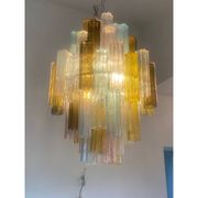 Contemporary Modern "Tronco" Murano Glass Sputnik Chandelier Venini Style