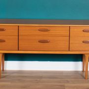 Retro Teak 1960s Austinsuite Chest Of Drawers Sideboard TV Cabinet