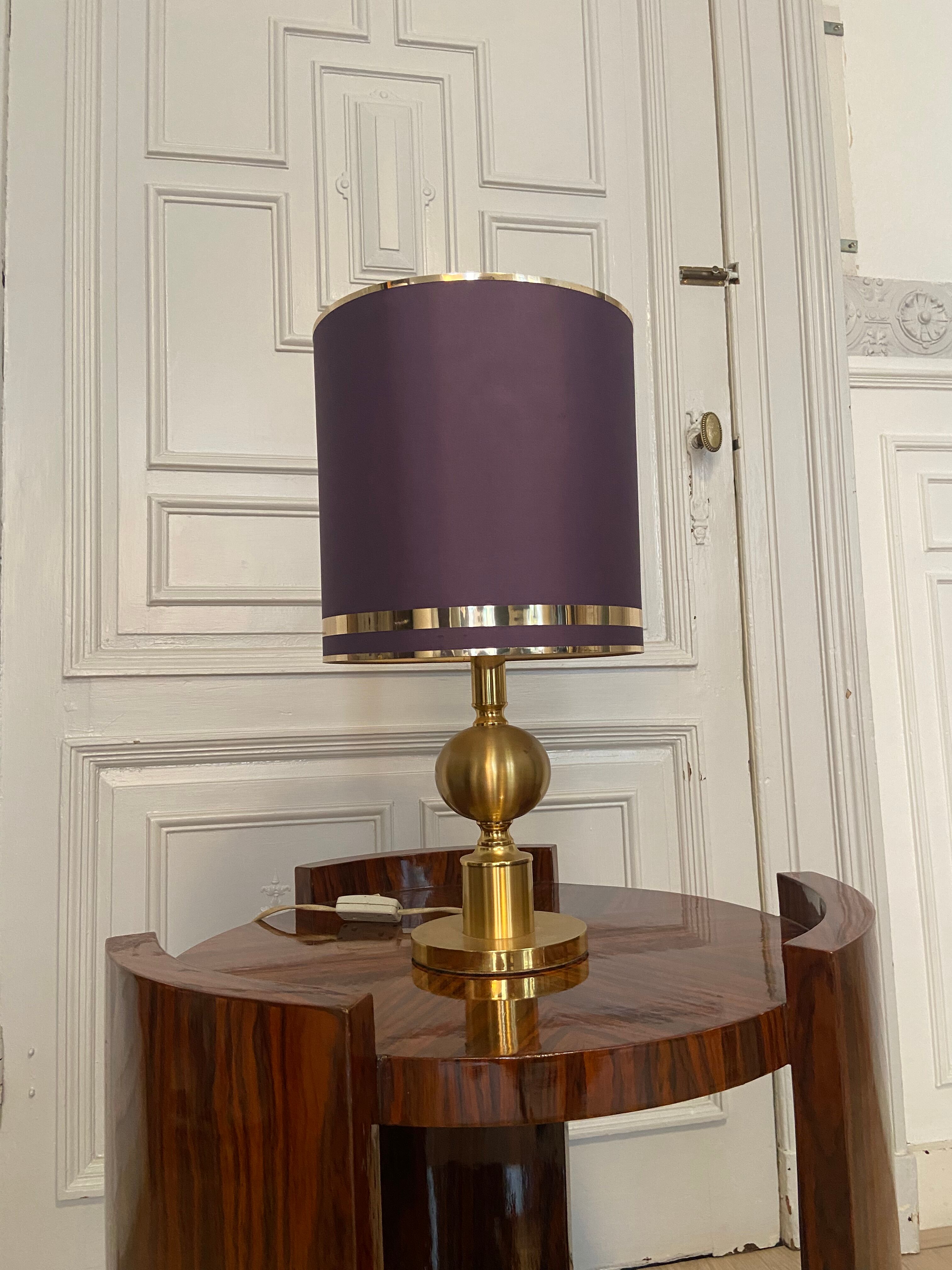 Lampe en laiton, 1970s