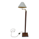 Floor lamp, vintage 80's reading light in elm burrier style, designed by robert de schuytener