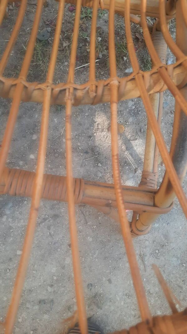 Salon de jardin rotin et bambou