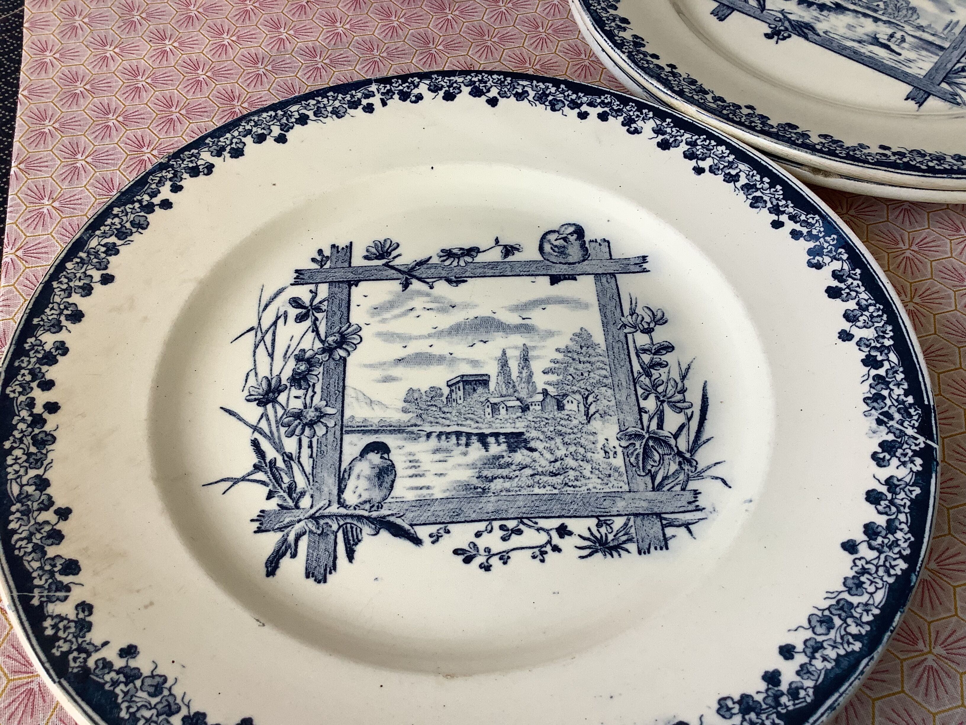 Plates Salins Landscapes iron earth XIXth