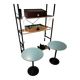 Lot de tables d’appoints postmoderne. maison porada arredi .