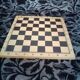 Chess set vintage foldable travel box