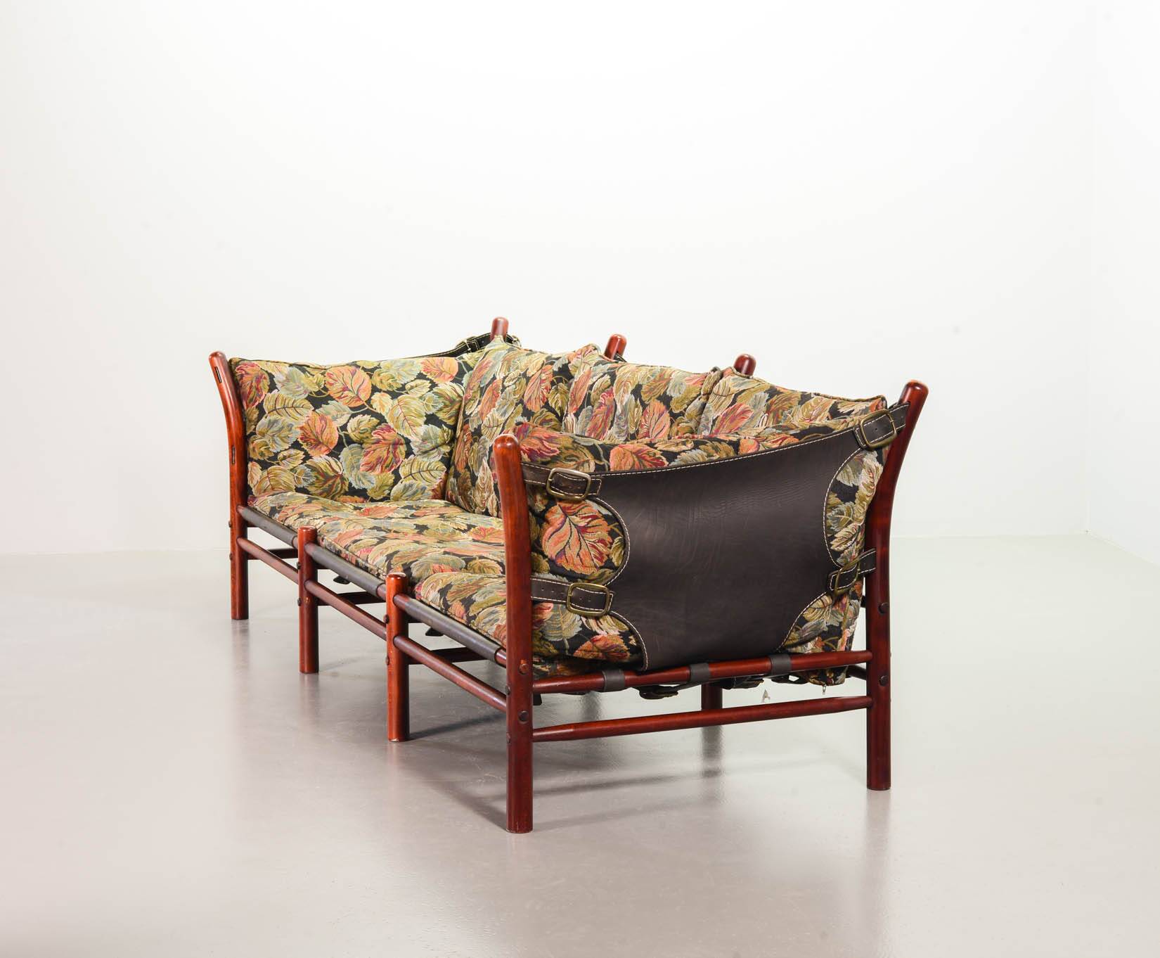 Arne Norell 3-Seat Ilona Rosewood Sofa for Arne Norell AB Aneby Möbler 60s