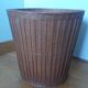 Wicker or rattan wastepaper basket, basket or plant pot