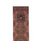 Vintage Turkish hallway rug 80x651 cm