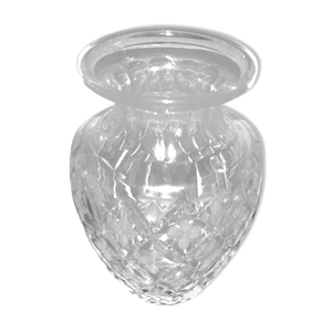 vase balustre en cristal