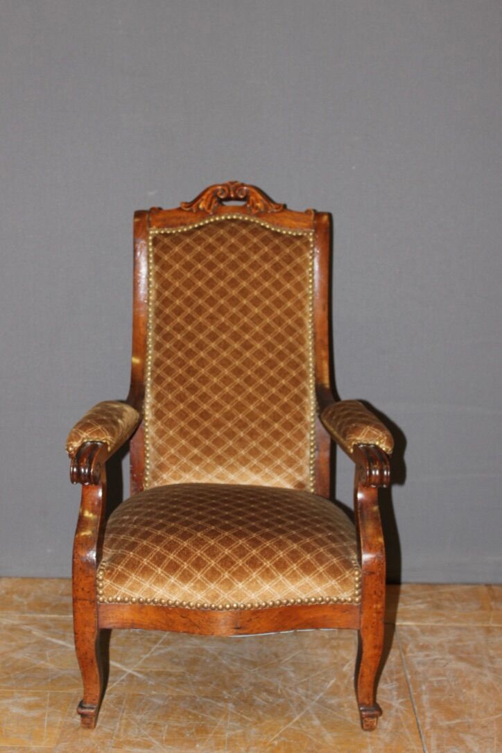 Napoleon III period children's armchair late nineteenth