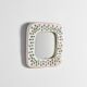 Ceramic mirror, Les Quatre Potiers, France circa 1965